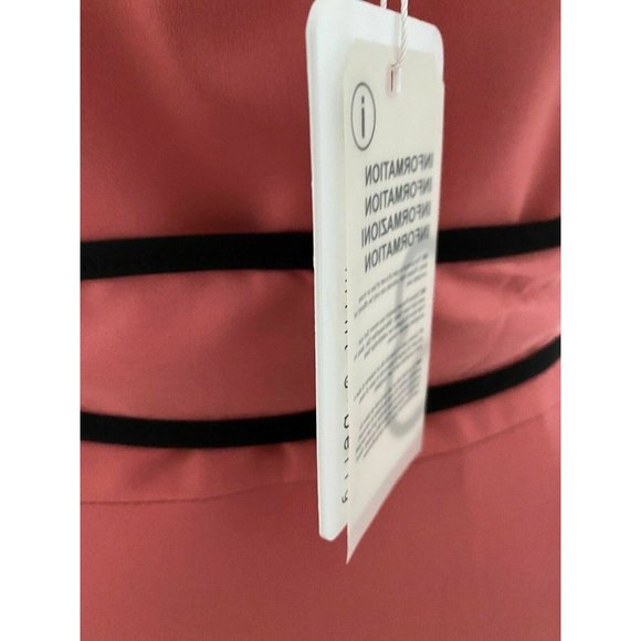 mint & berry Faux Wrap Strapy Dress Size 14 Baroque Rose - Picture 11 of 11